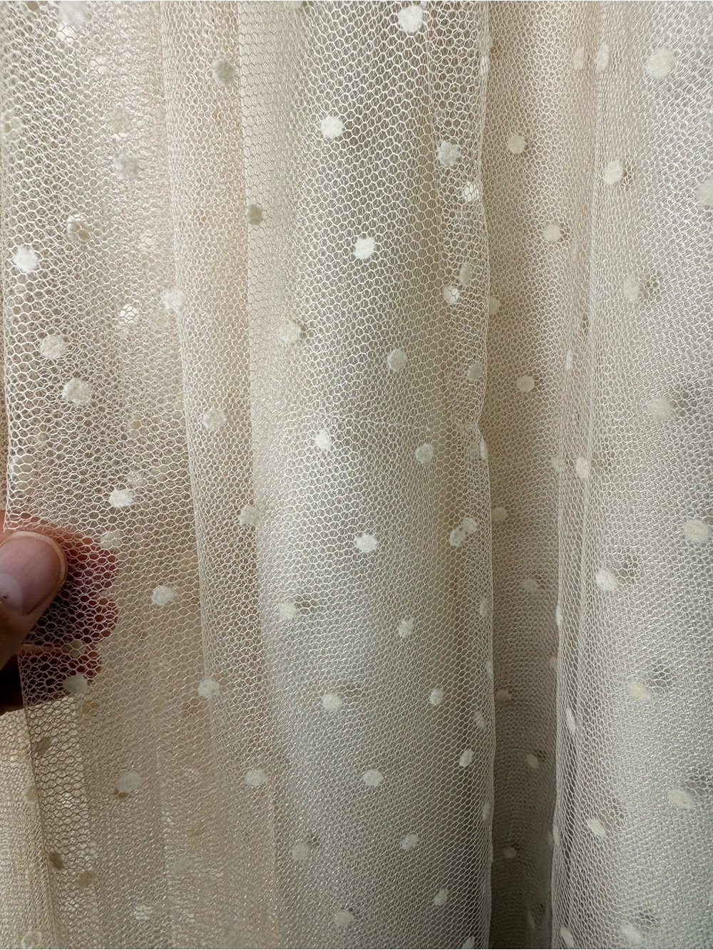 Disney by Lauren Conrad polka Dot Tulle Midi Skirt in Beige - Picture 16 of 16